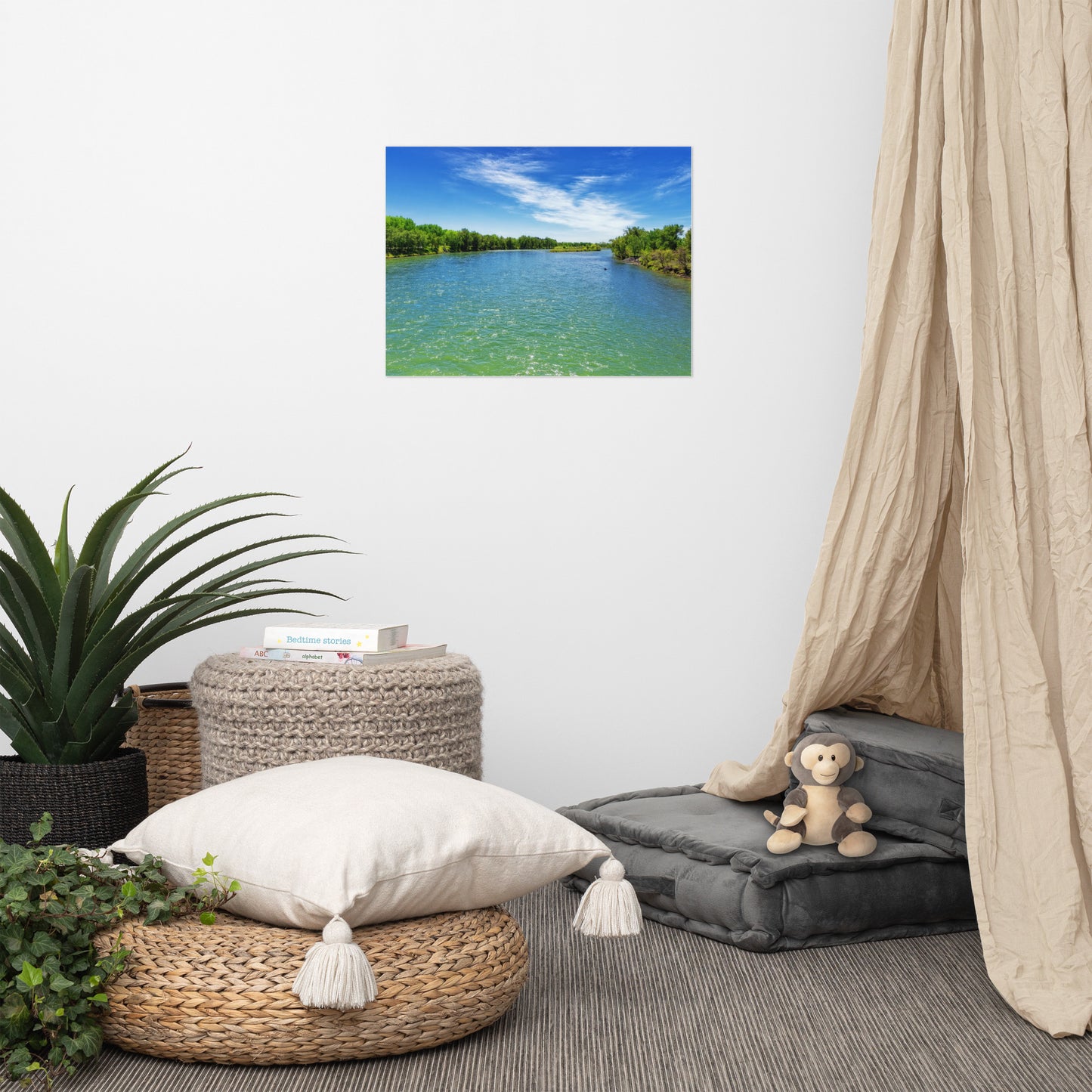 Lustre Poster Print - Elbow River Weaselhead