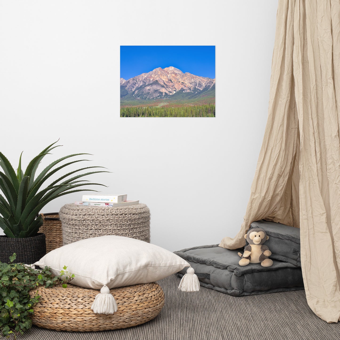 Lustre Poster Print - Pyramid Mountain