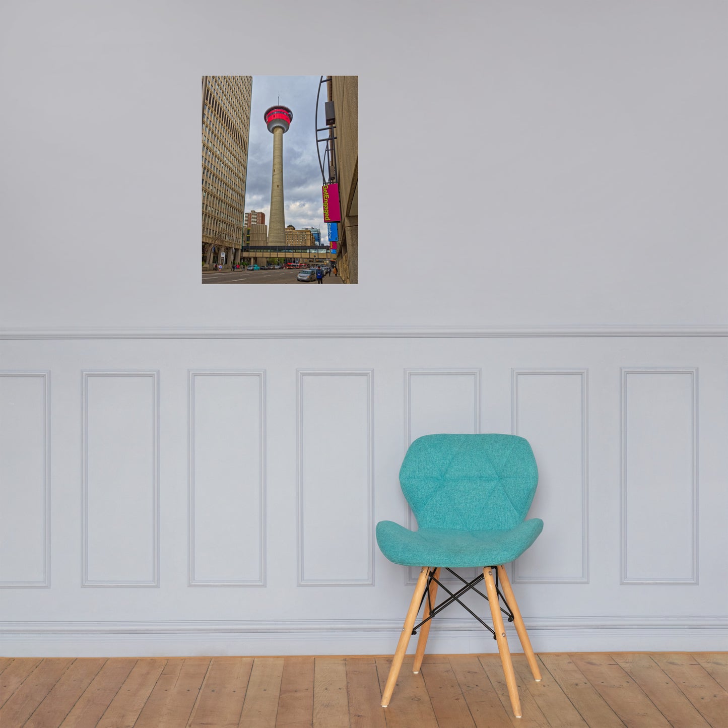 Lustre Poster Print - Calgary Tower