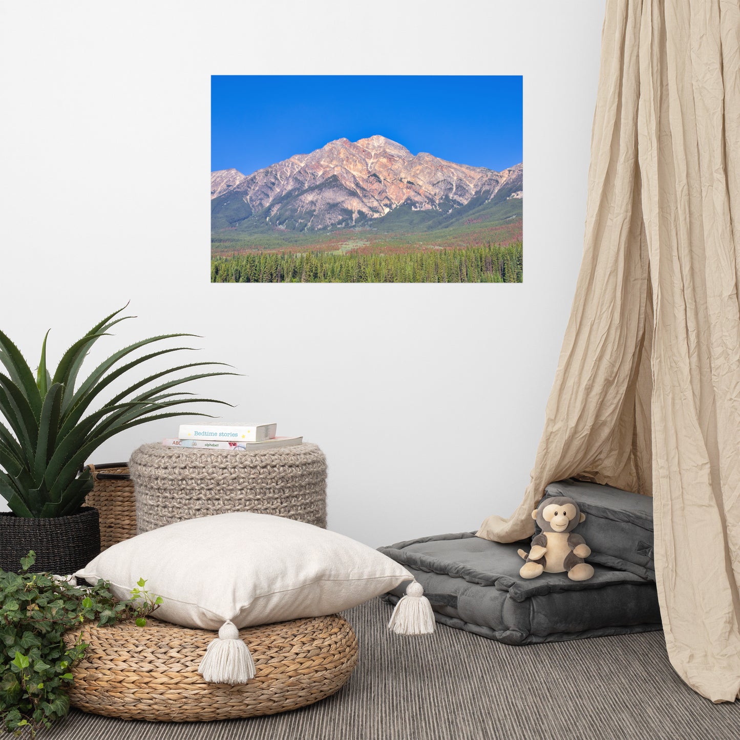 Lustre Poster Print - Pyramid Mountain