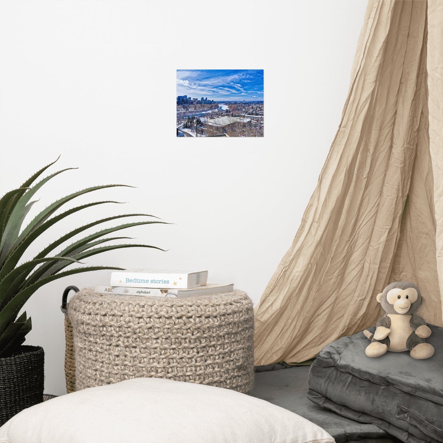Lustre Poster Print - McHugh Bluff HDR Winter