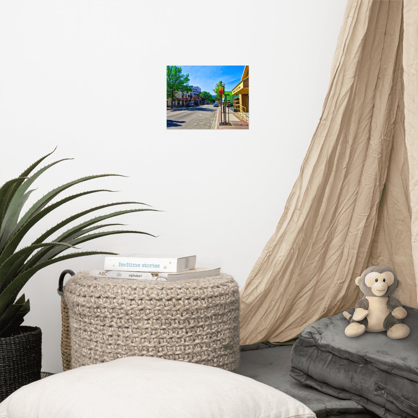 Lustre Poster Print - Penticton Front Street HDR