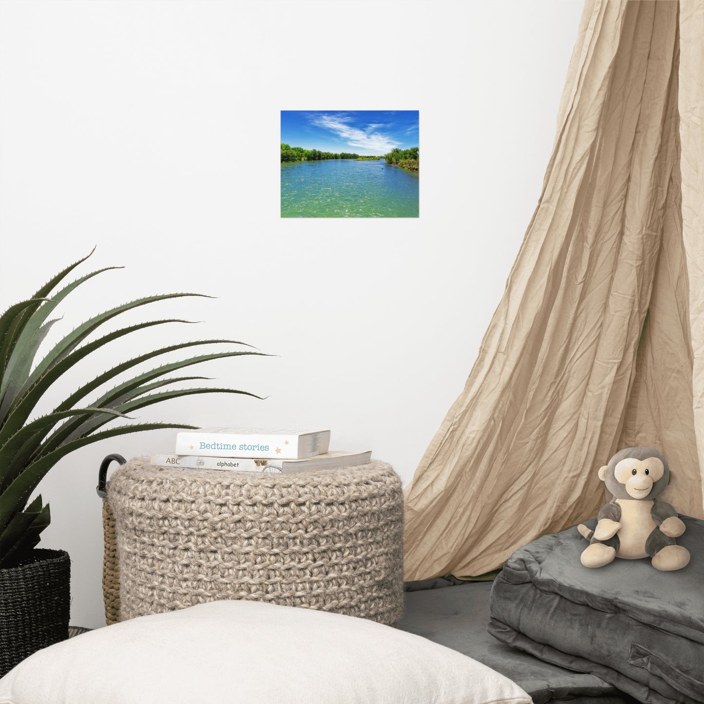 Lustre Poster Print - Elbow River Weaselhead
