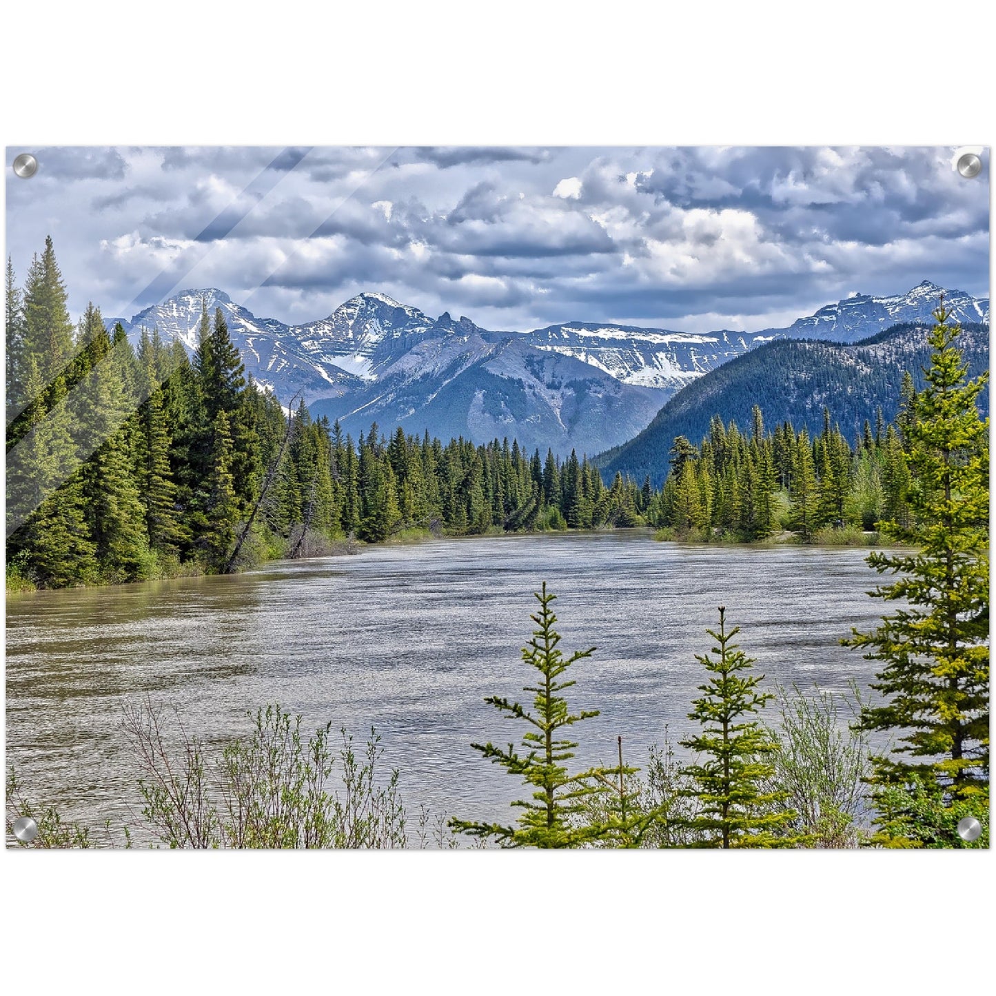 Acrylic Print - Sundance Canyon Trail Bow River HDR