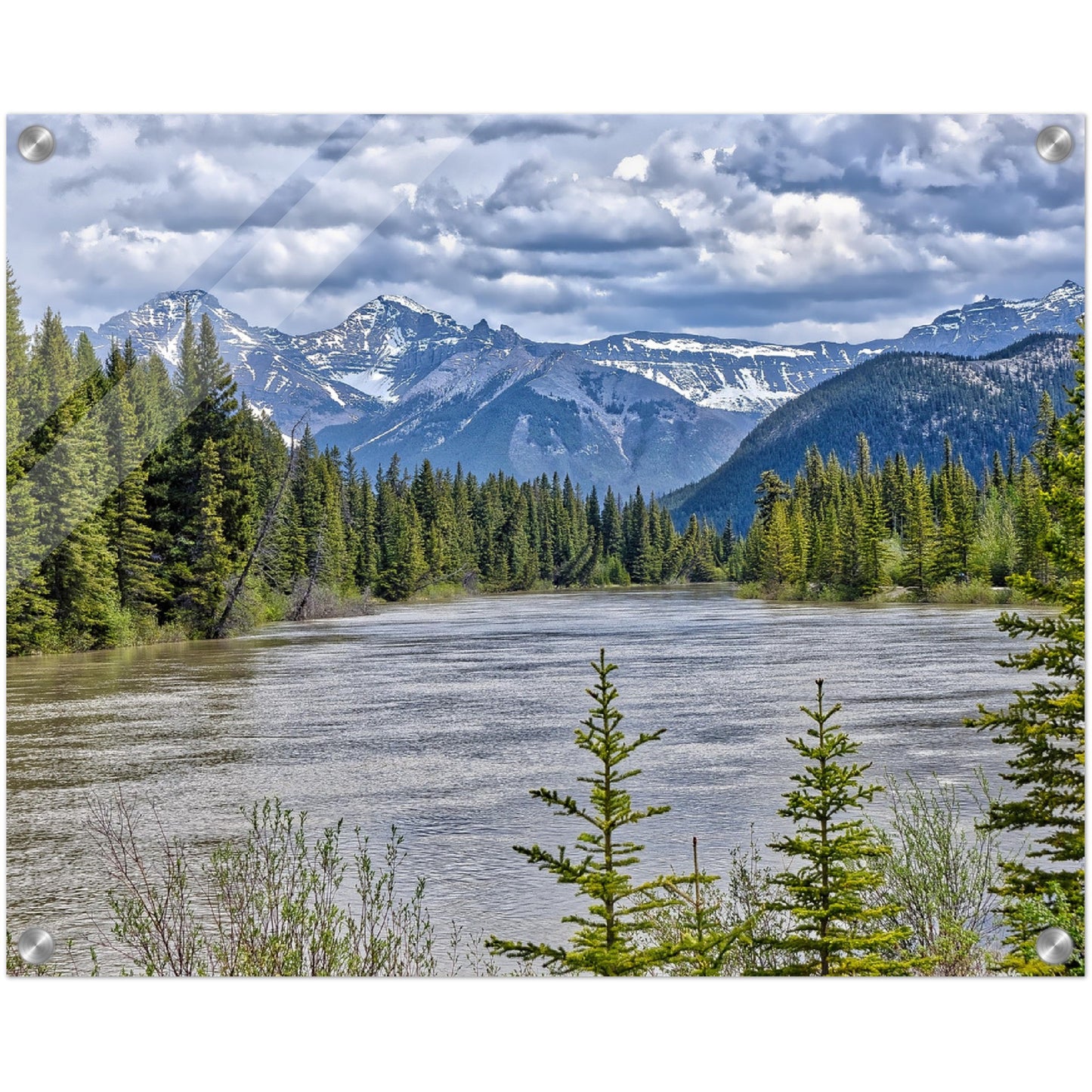 Acrylic Print - Sundance Canyon Trail Bow River HDR