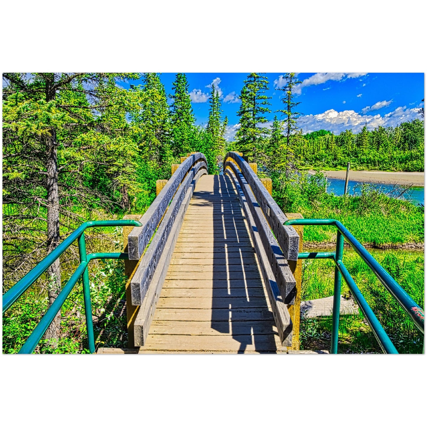 Foam Print - Weaselhead Pedestrian Bridge