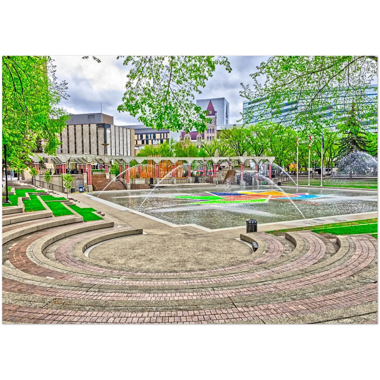 Foam Print - Olympic Plaza HDR