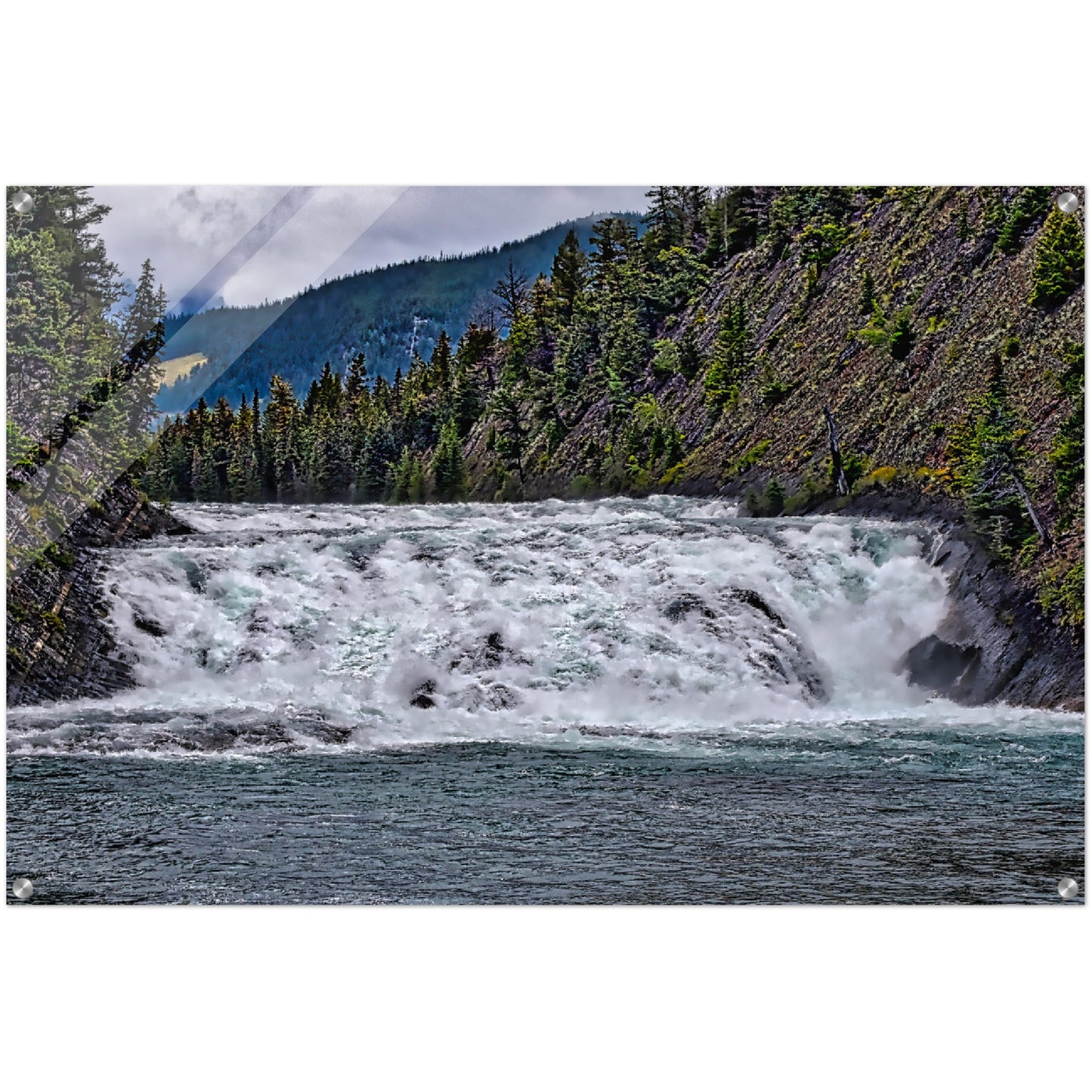Acrylic Print - Bow Falls HDR