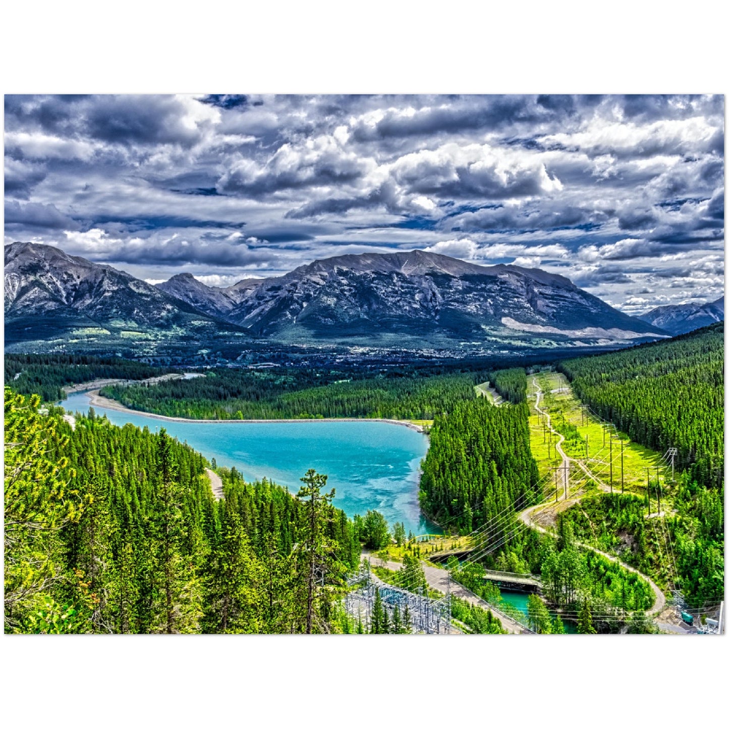 Foam Print - Canmore Grassi Lakes Trail Bow Valley HDR