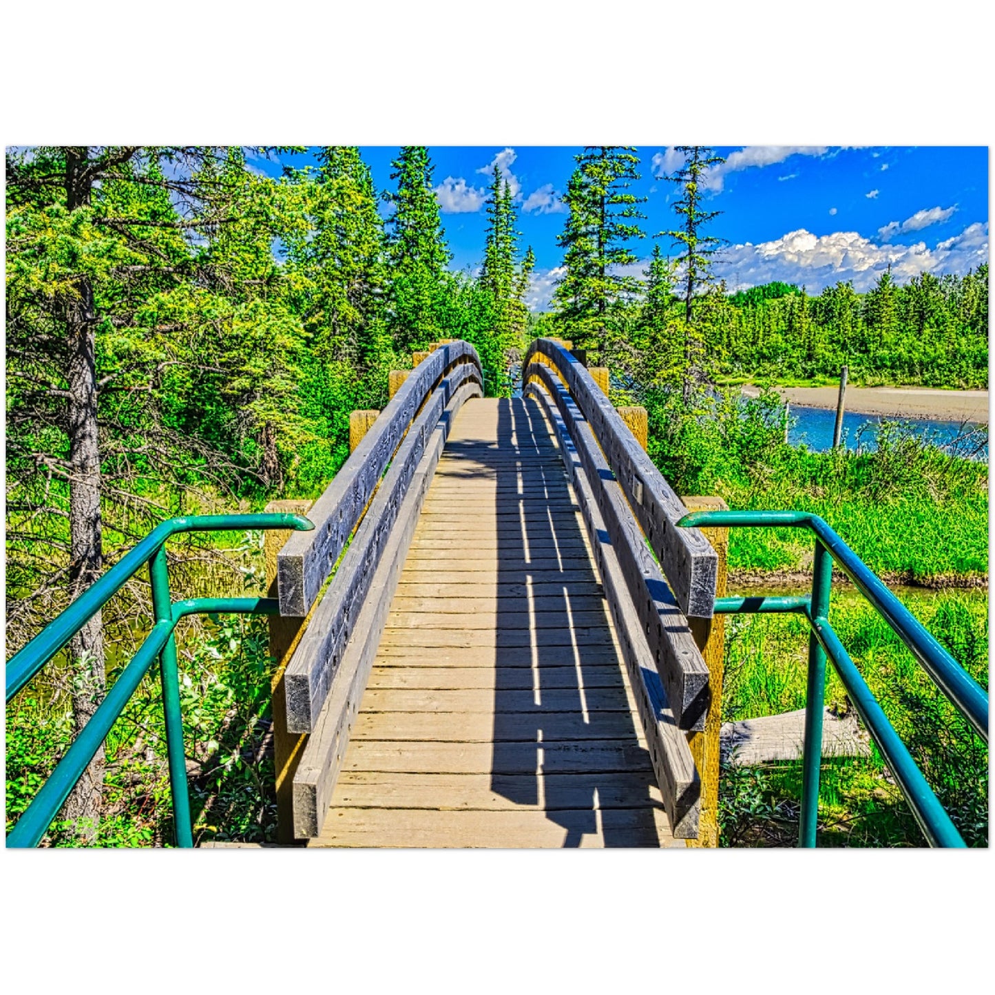 Foam Print - Weaselhead Pedestrian Bridge