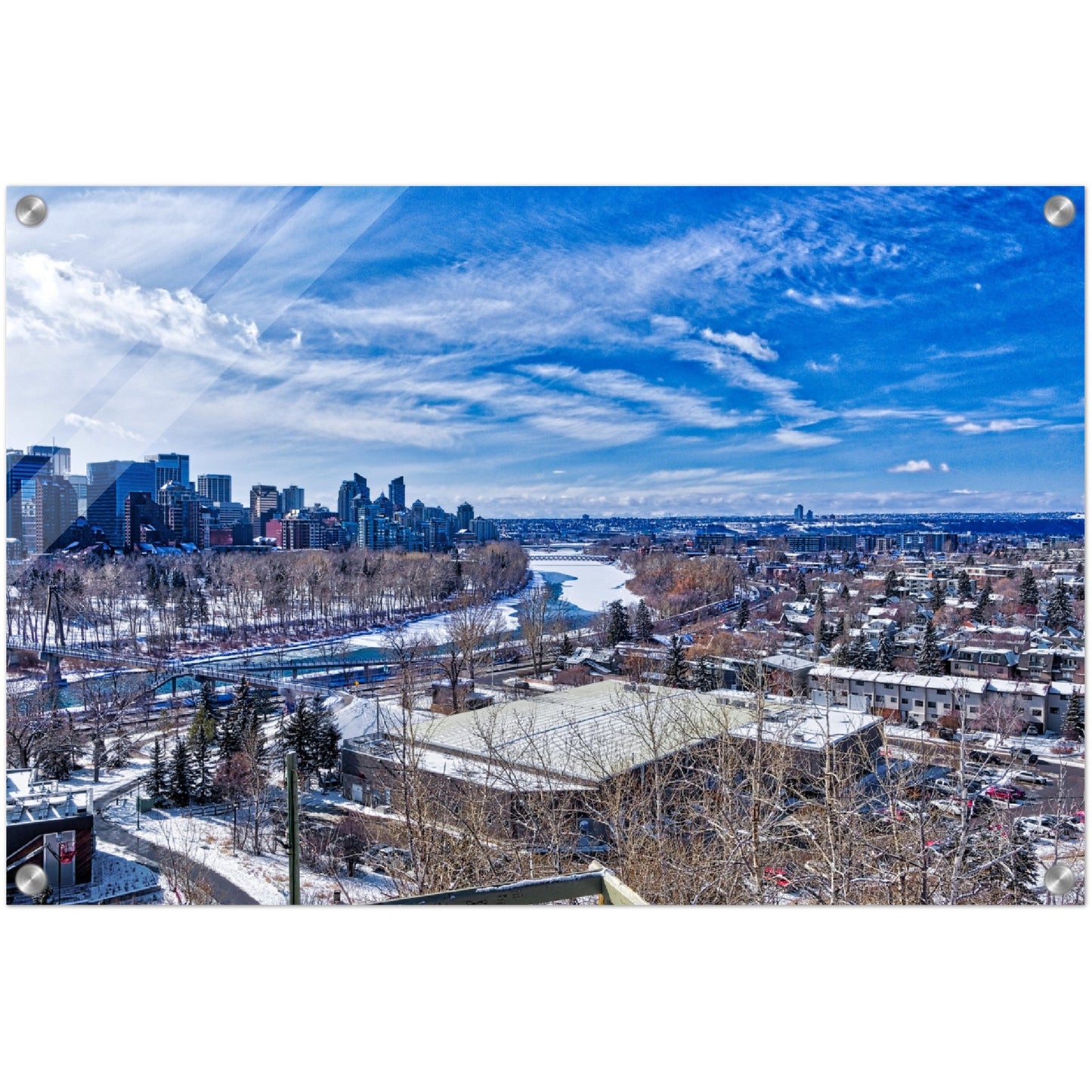 Acrylic Print - McHugh Bluff HDR Winter
