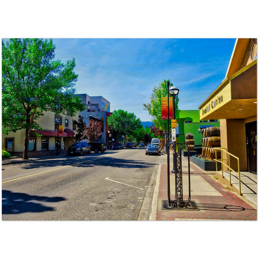 Wood Print - Penticton Front Street HDR