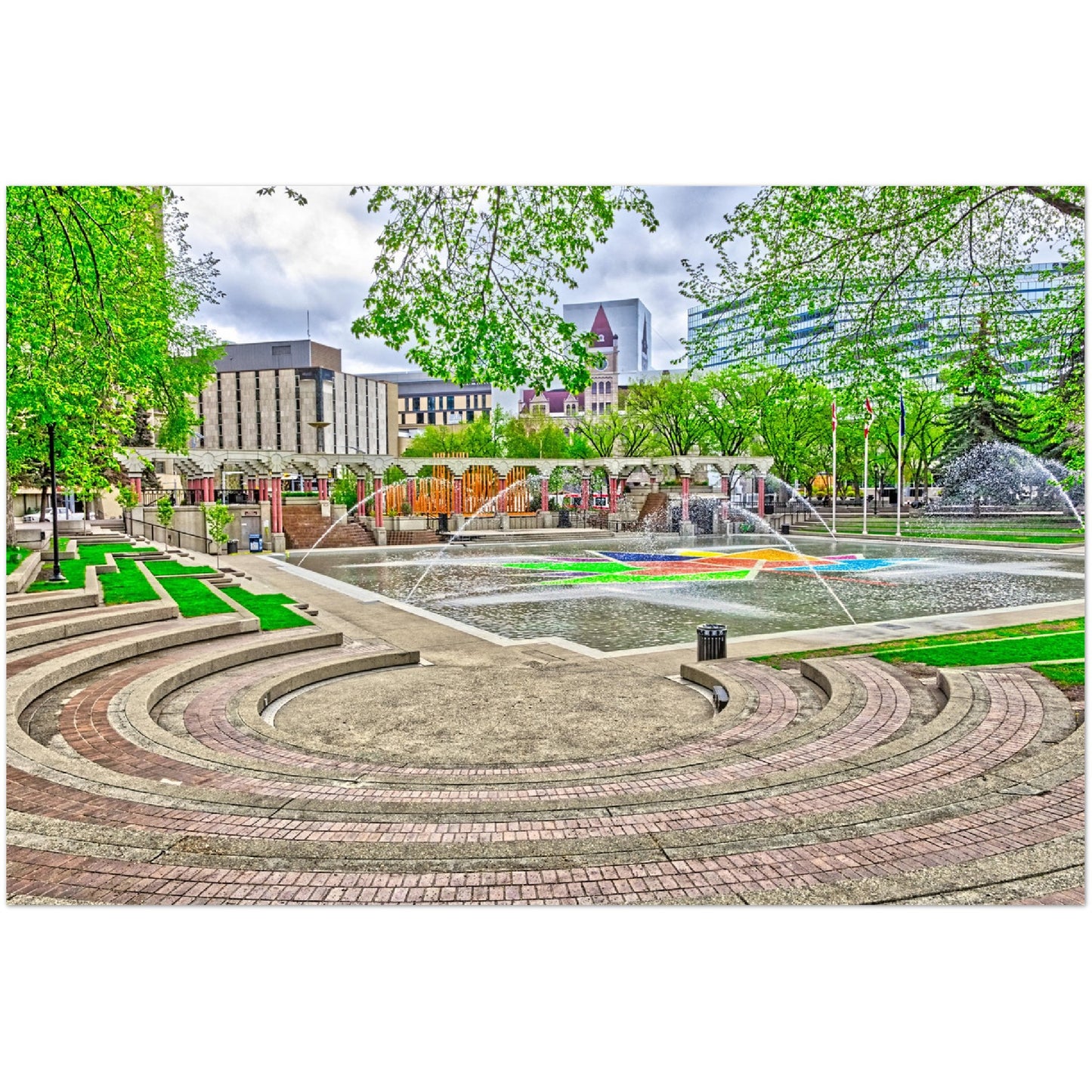 Foam Print - Olympic Plaza HDR