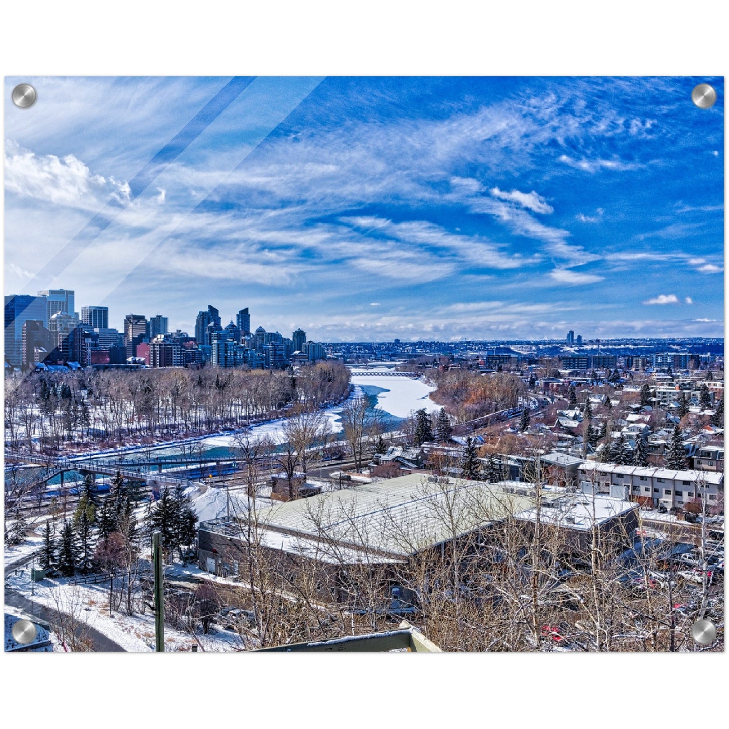 Acrylic Print - McHugh Bluff HDR Winter