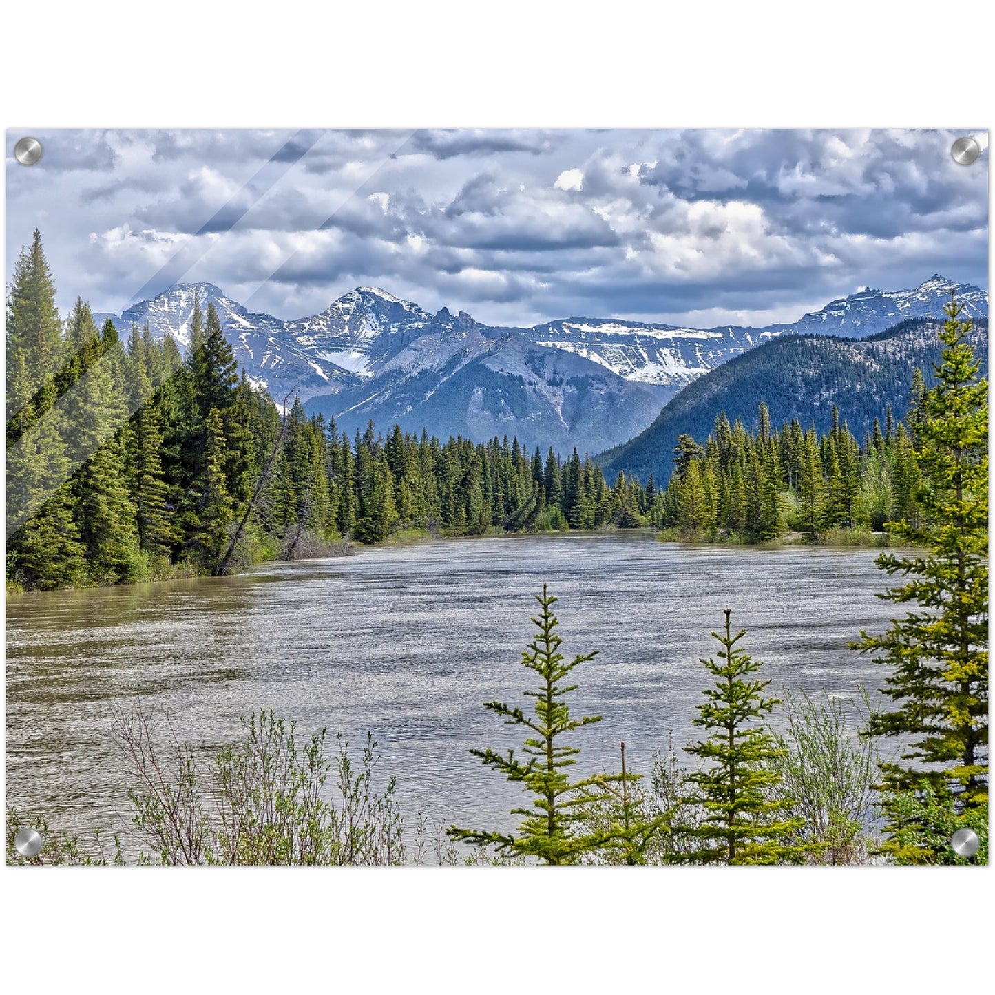 Acrylic Print - Sundance Canyon Trail Bow River HDR