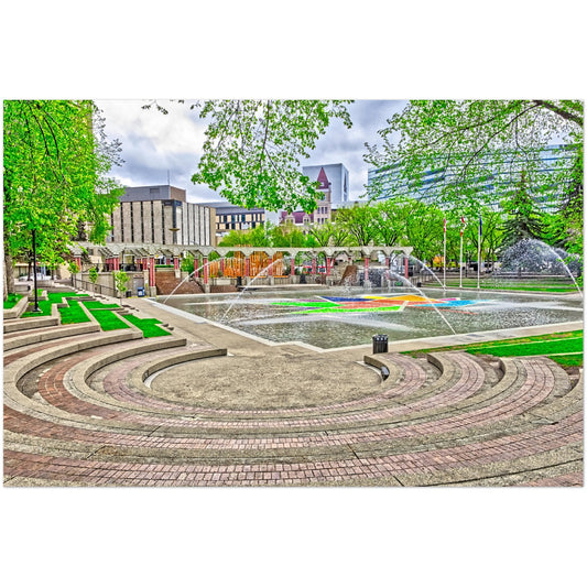Foam Print - Olympic Plaza HDR