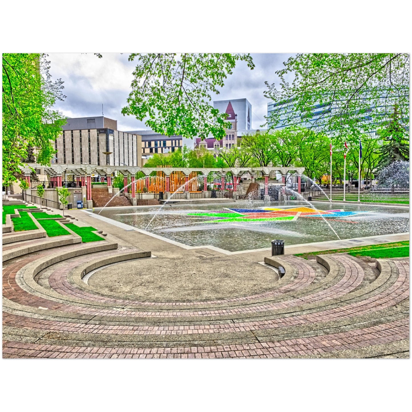 Foam Print - Olympic Plaza HDR