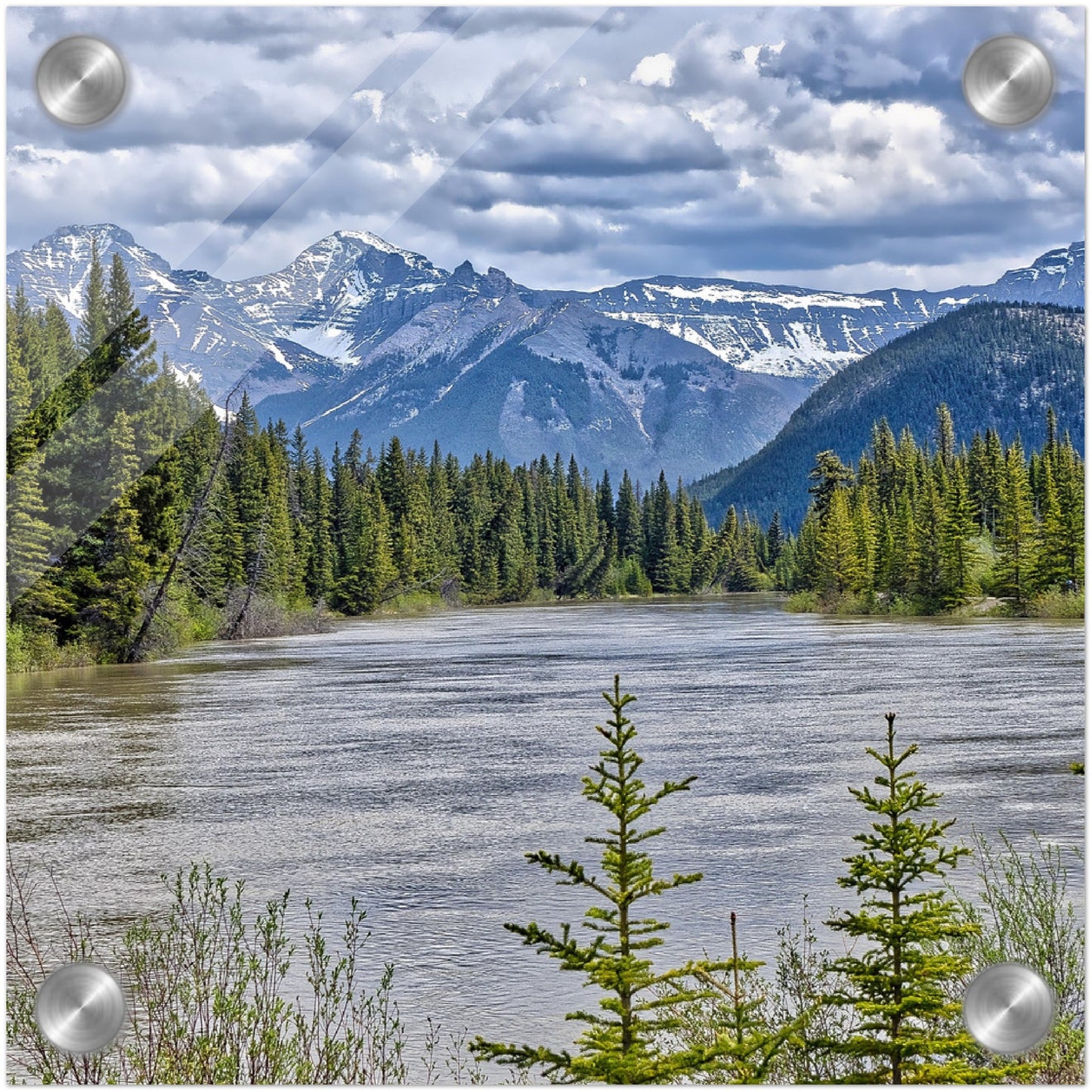 Acrylic Print - Sundance Canyon Trail Bow River HDR