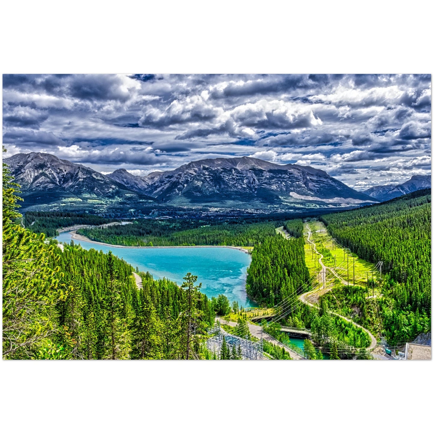 Foam Print - Canmore Grassi Lakes Trail Bow Valley HDR