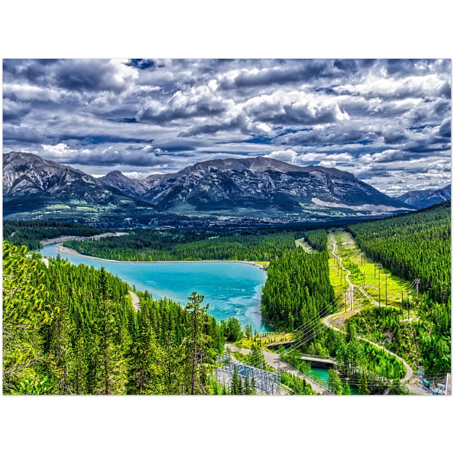 Foam Print - Canmore Grassi Lakes Trail Bow Valley HDR
