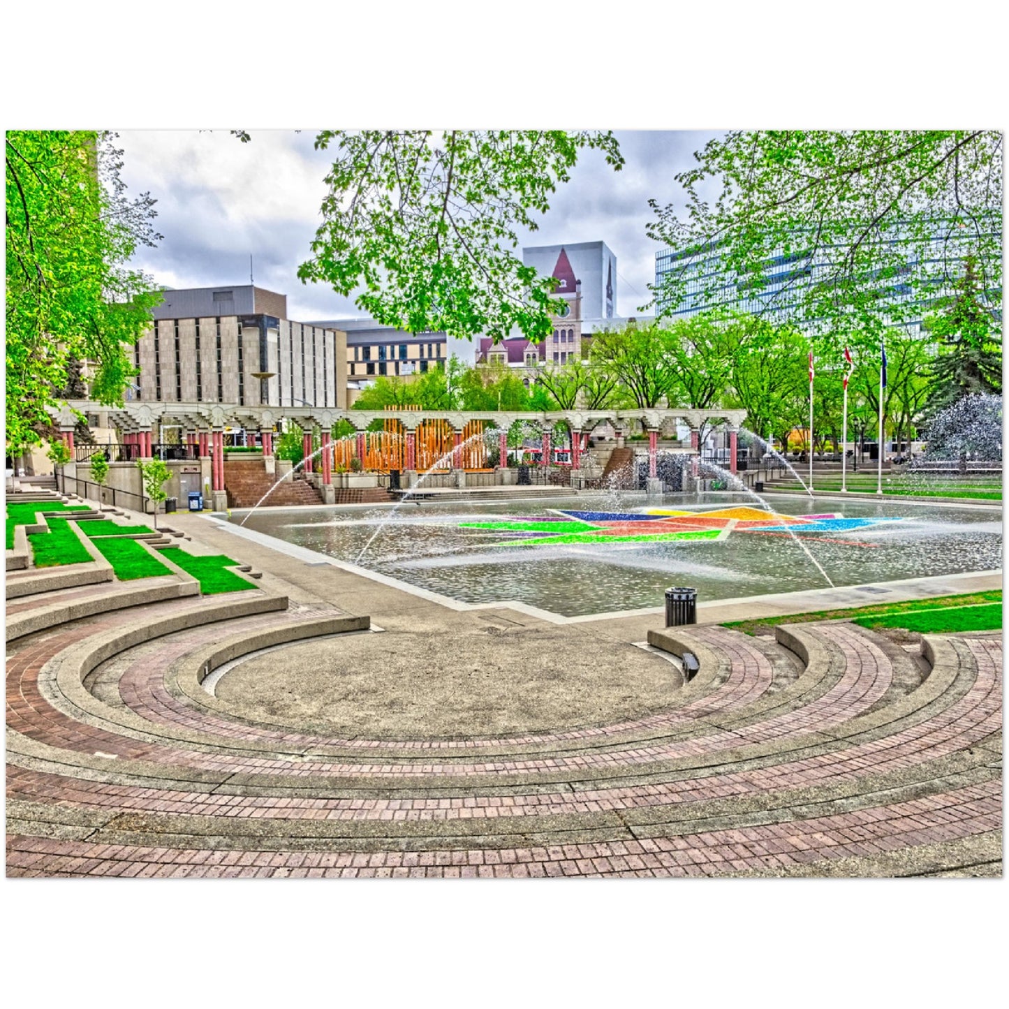 Foam Print - Olympic Plaza HDR