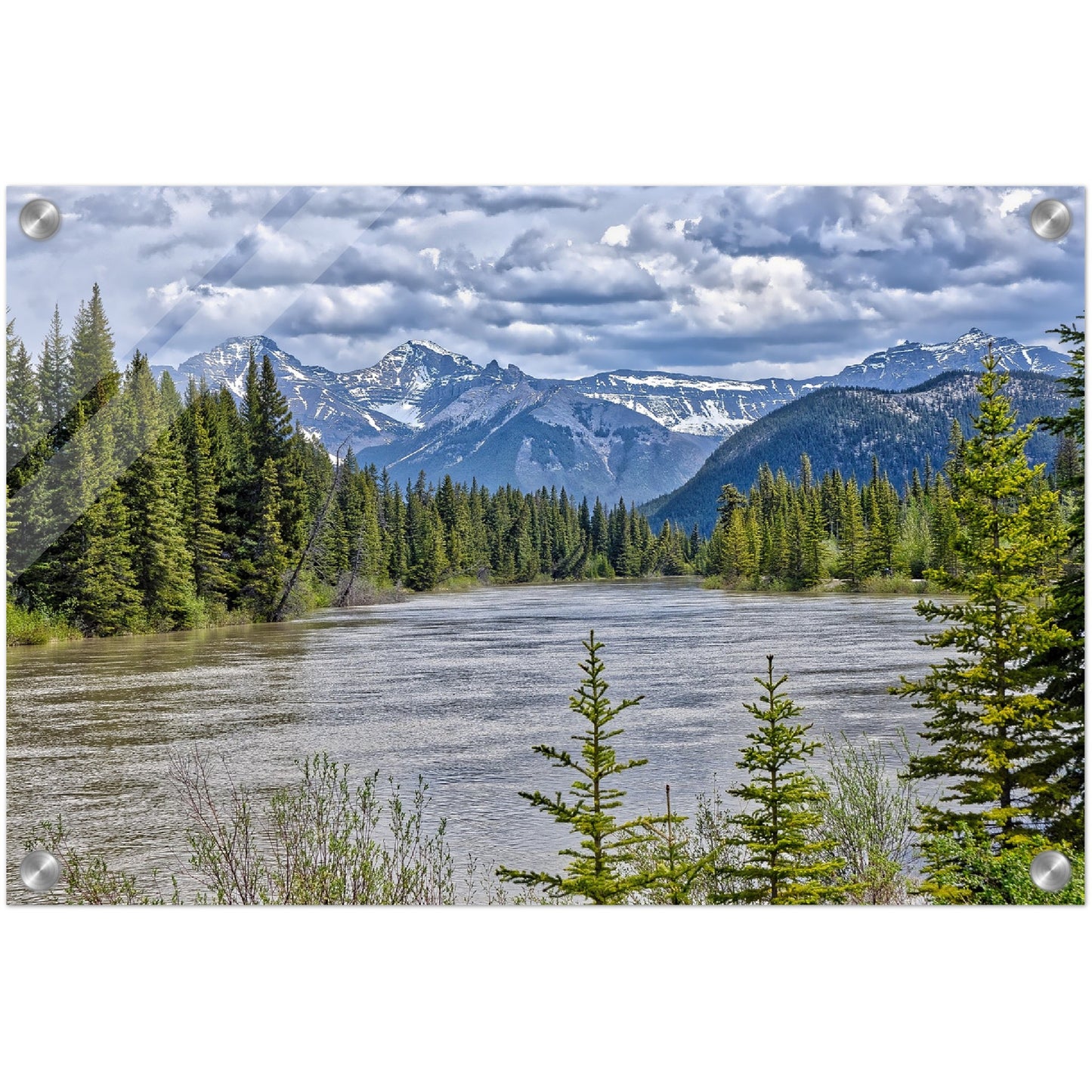 Acrylic Print - Sundance Canyon Trail Bow River HDR