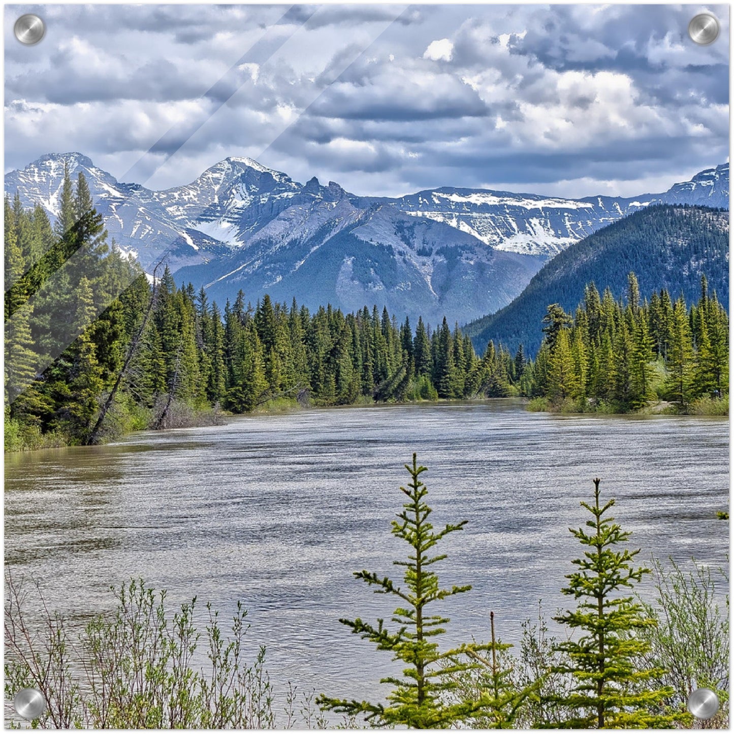 Acrylic Print - Sundance Canyon Trail Bow River HDR