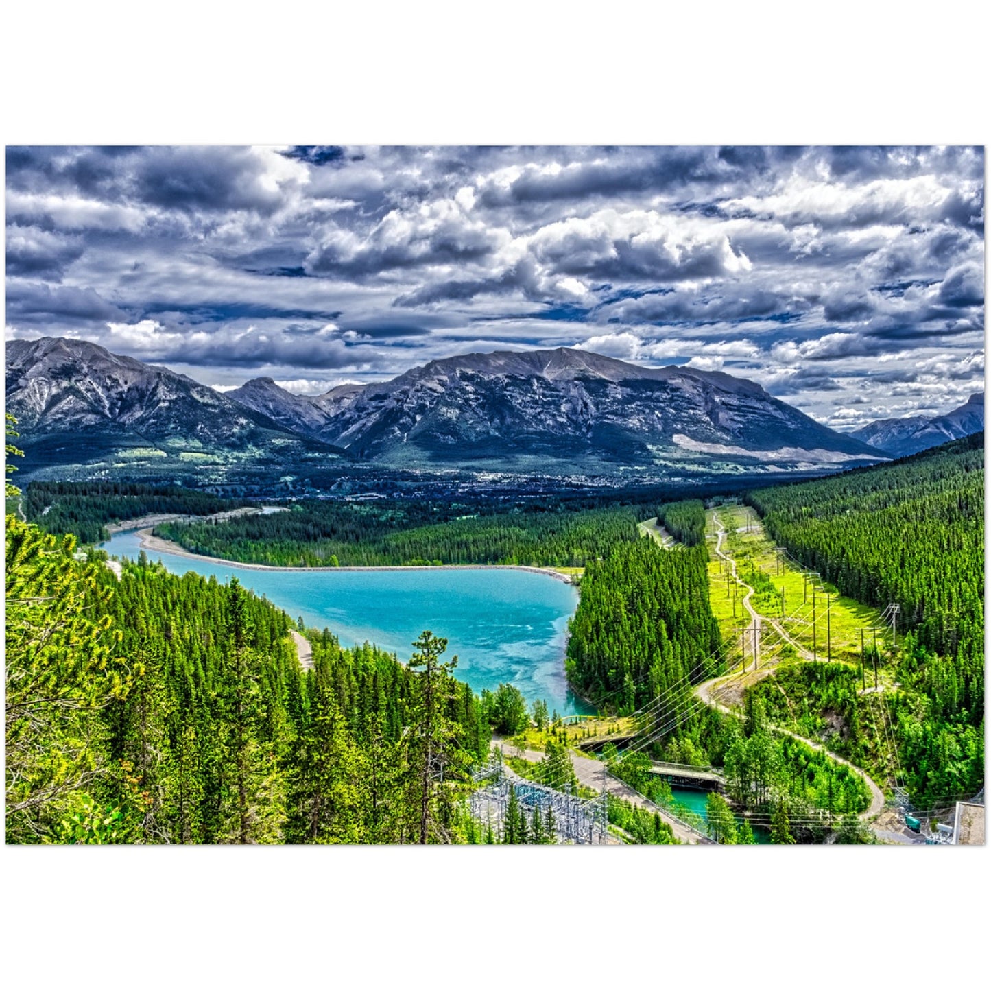 Foam Print - Canmore Grassi Lakes Trail Bow Valley HDR
