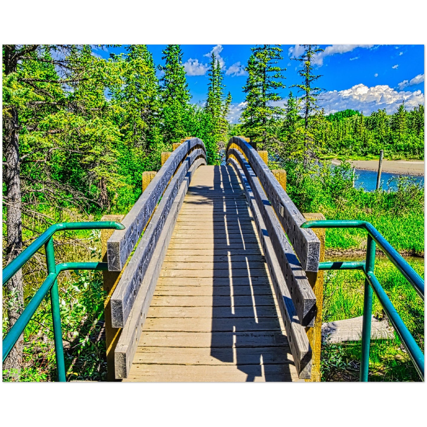 Foam Print - Weaselhead Pedestrian Bridge