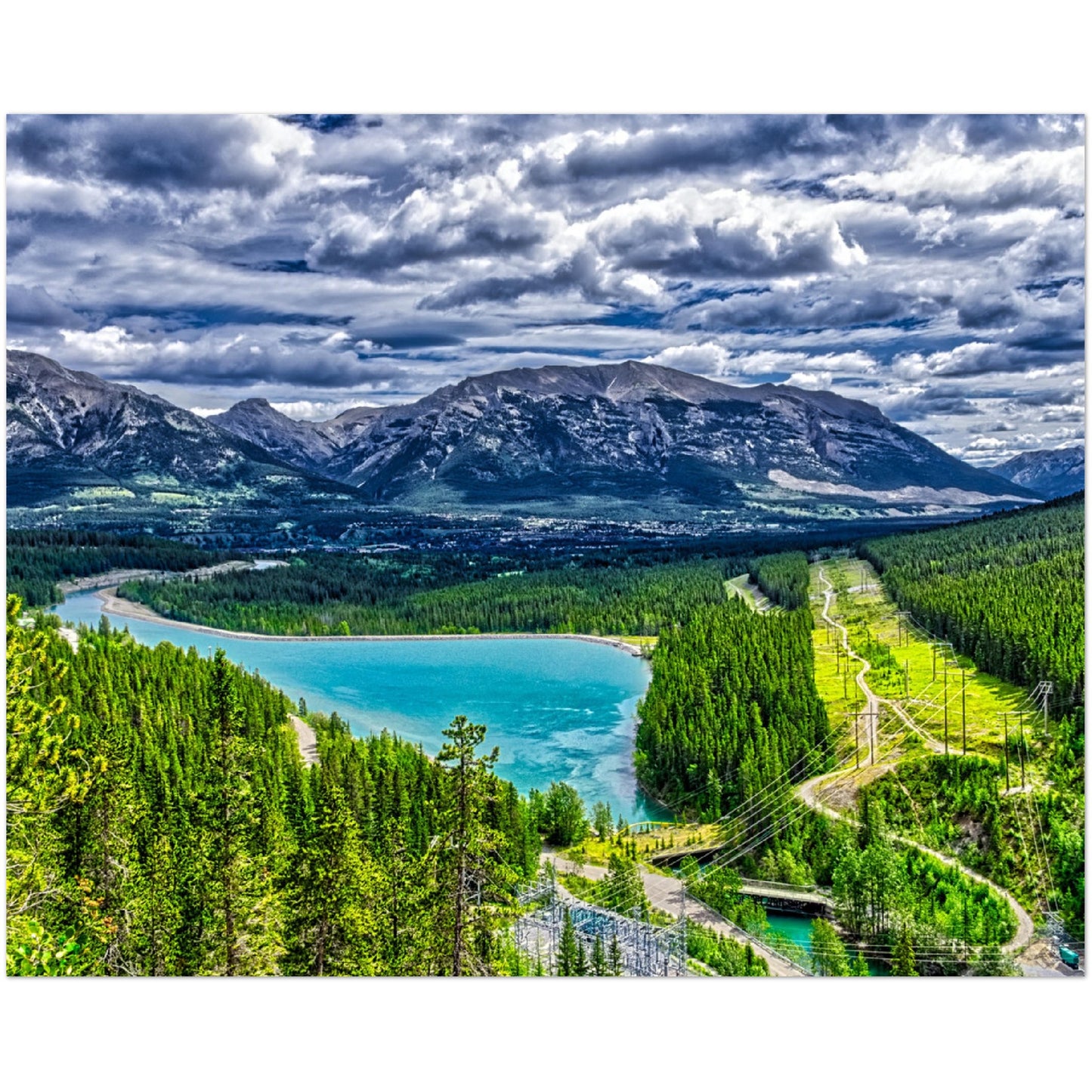 Foam Print - Canmore Grassi Lakes Trail Bow Valley HDR