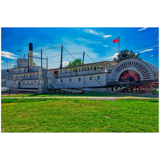 Wood Print - SS Sicamous Daytime HDR