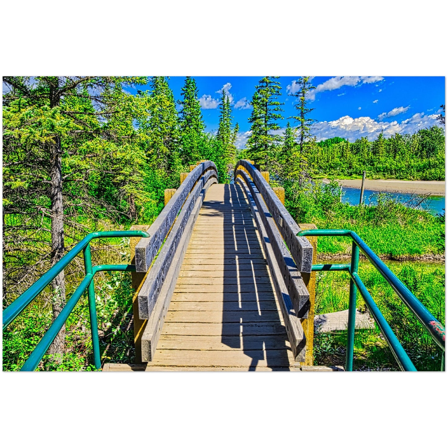 Foam Print - Weaselhead Pedestrian Bridge