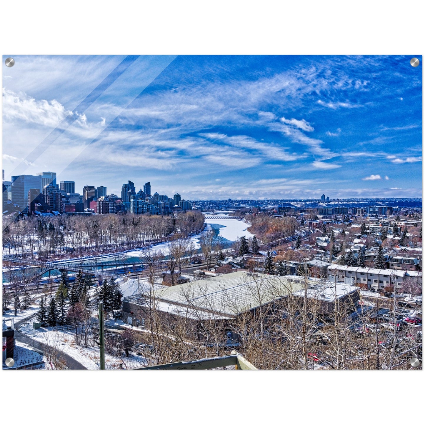 Acrylic Print - McHugh Bluff HDR Winter