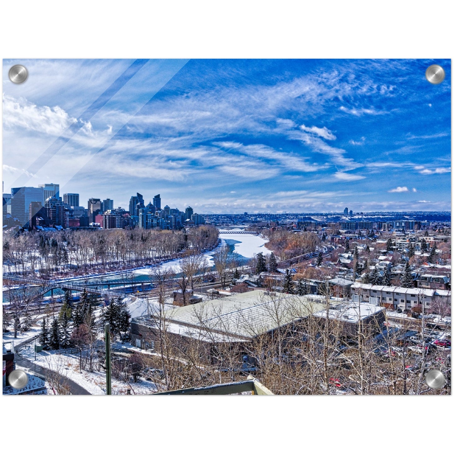 Acrylic Print - McHugh Bluff HDR Winter