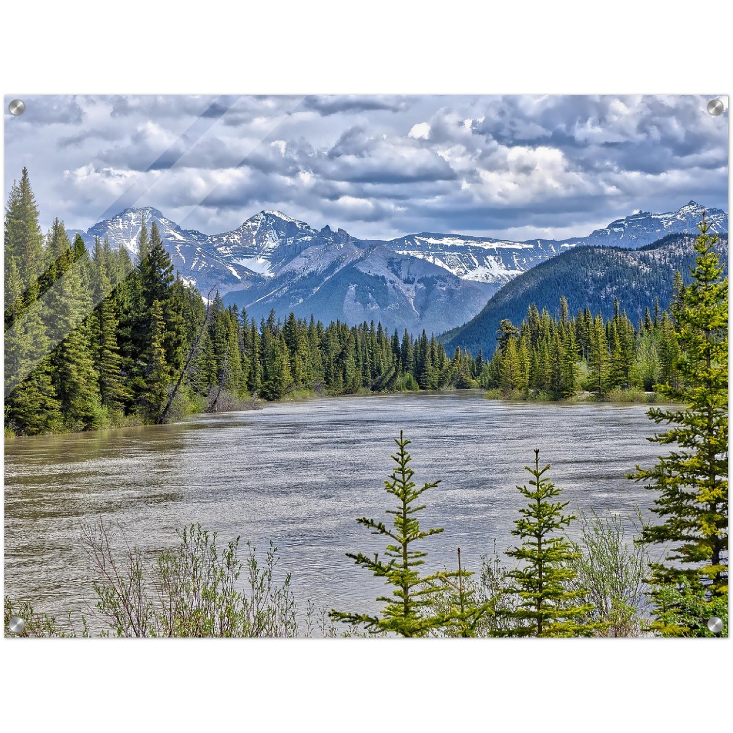 Acrylic Print - Sundance Canyon Trail Bow River HDR