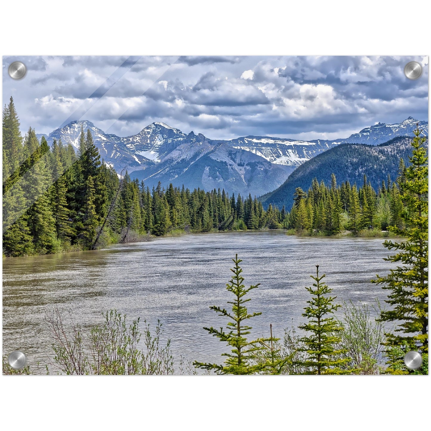 Acrylic Print - Sundance Canyon Trail Bow River HDR