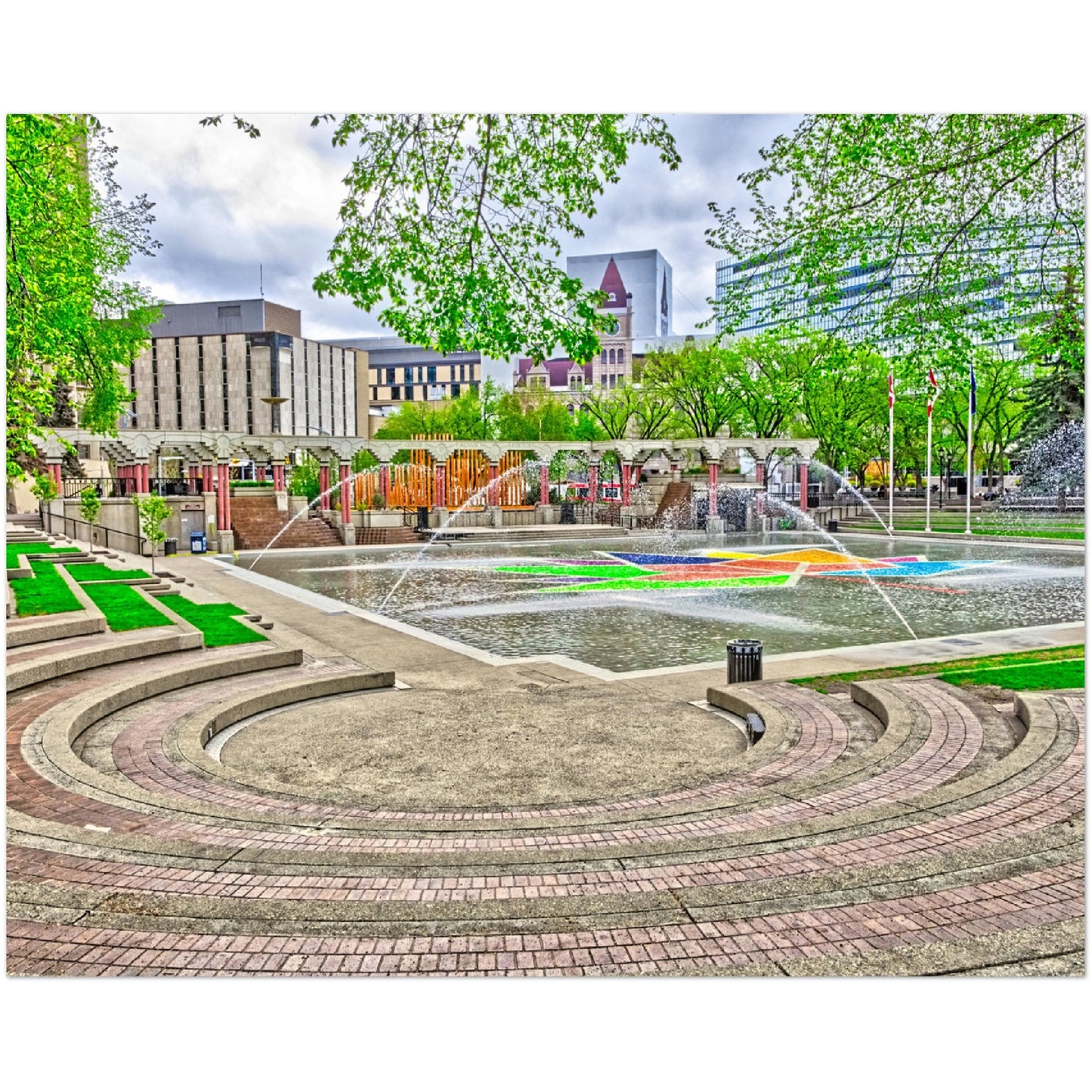 Foam Print - Olympic Plaza HDR