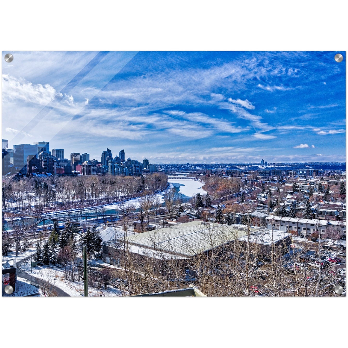 Acrylic Print - McHugh Bluff HDR Winter