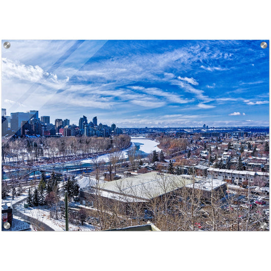 Acrylic Print - McHugh Bluff HDR Winter