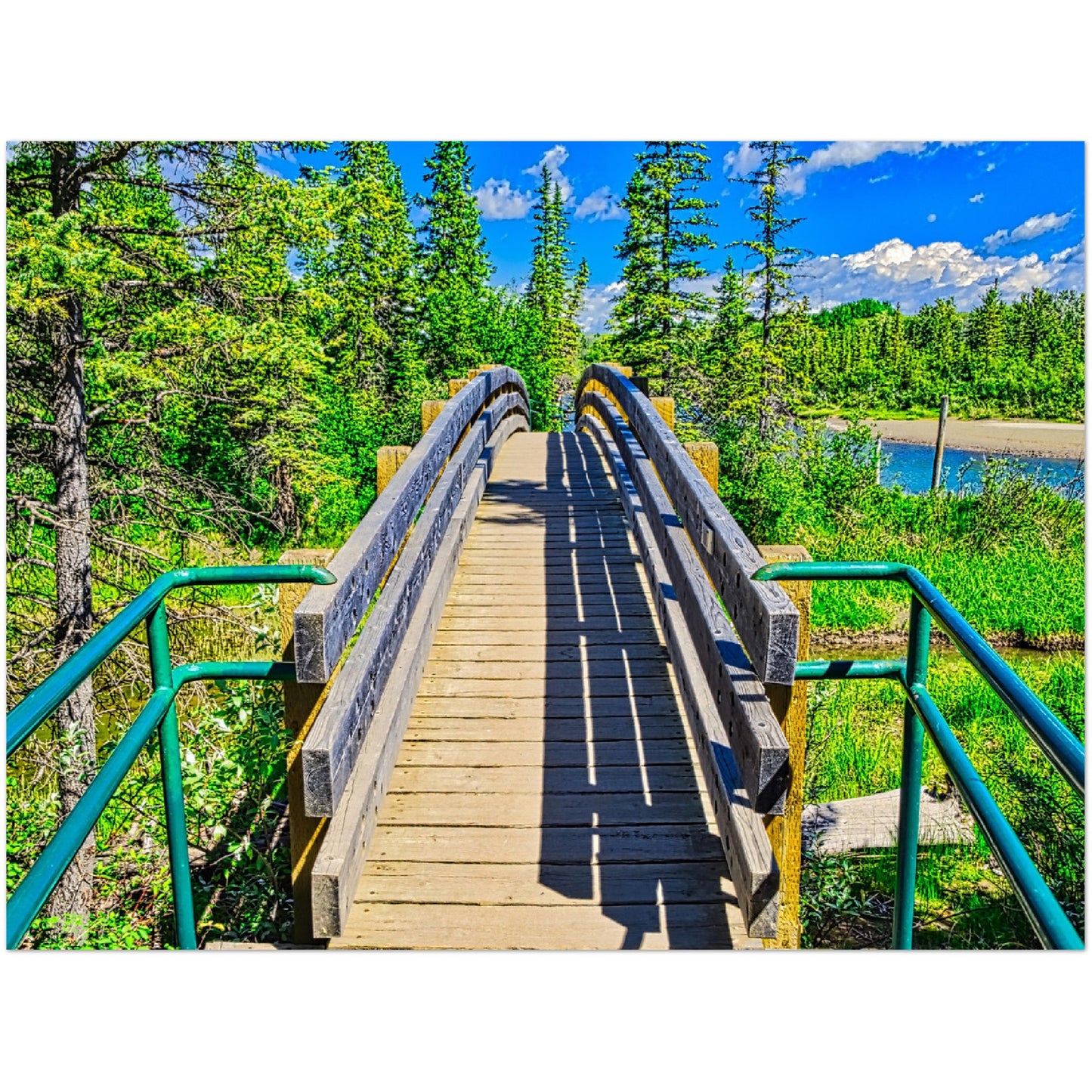 Foam Print - Weaselhead Pedestrian Bridge