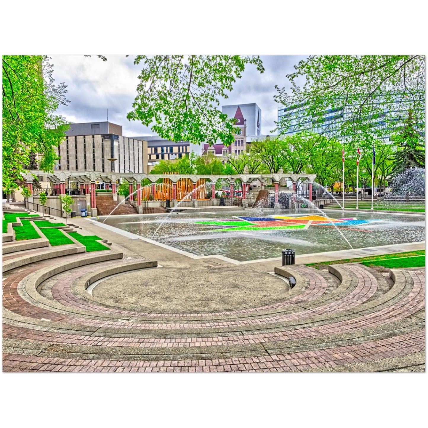 Foam Print - Olympic Plaza HDR