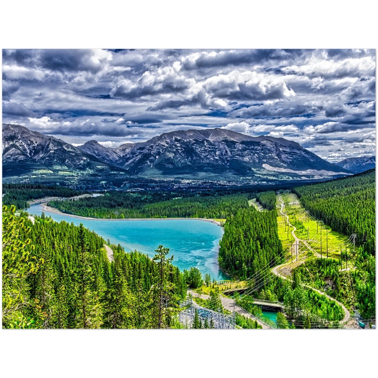 Foam Print - Canmore Grassi Lakes Trail Bow Valley HDR