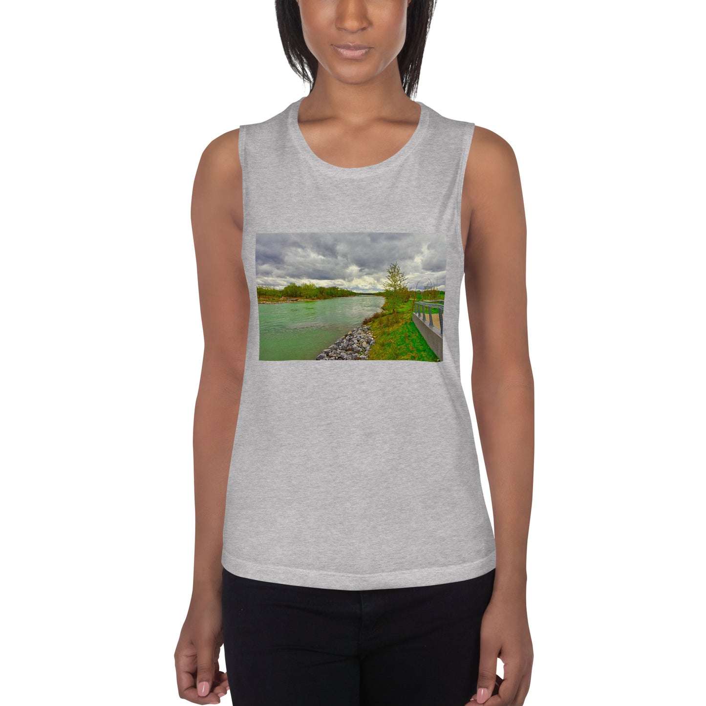 Ladies’ Muscle Tank - Calgary Bow River East Village