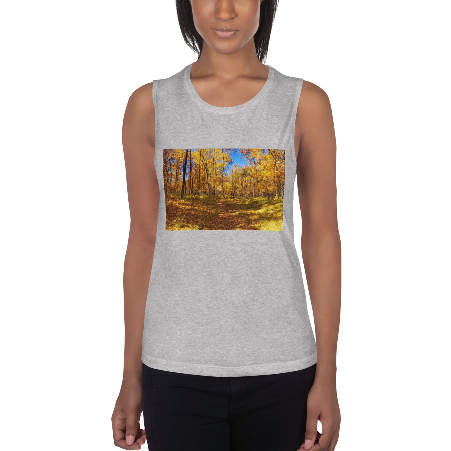 Ladies’ Muscle Tank - Carburn Park Fall Colours