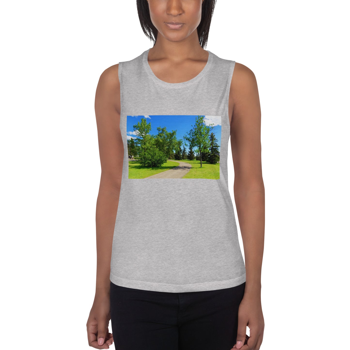 Ladies’ Muscle Tank - Calgary in the Summer