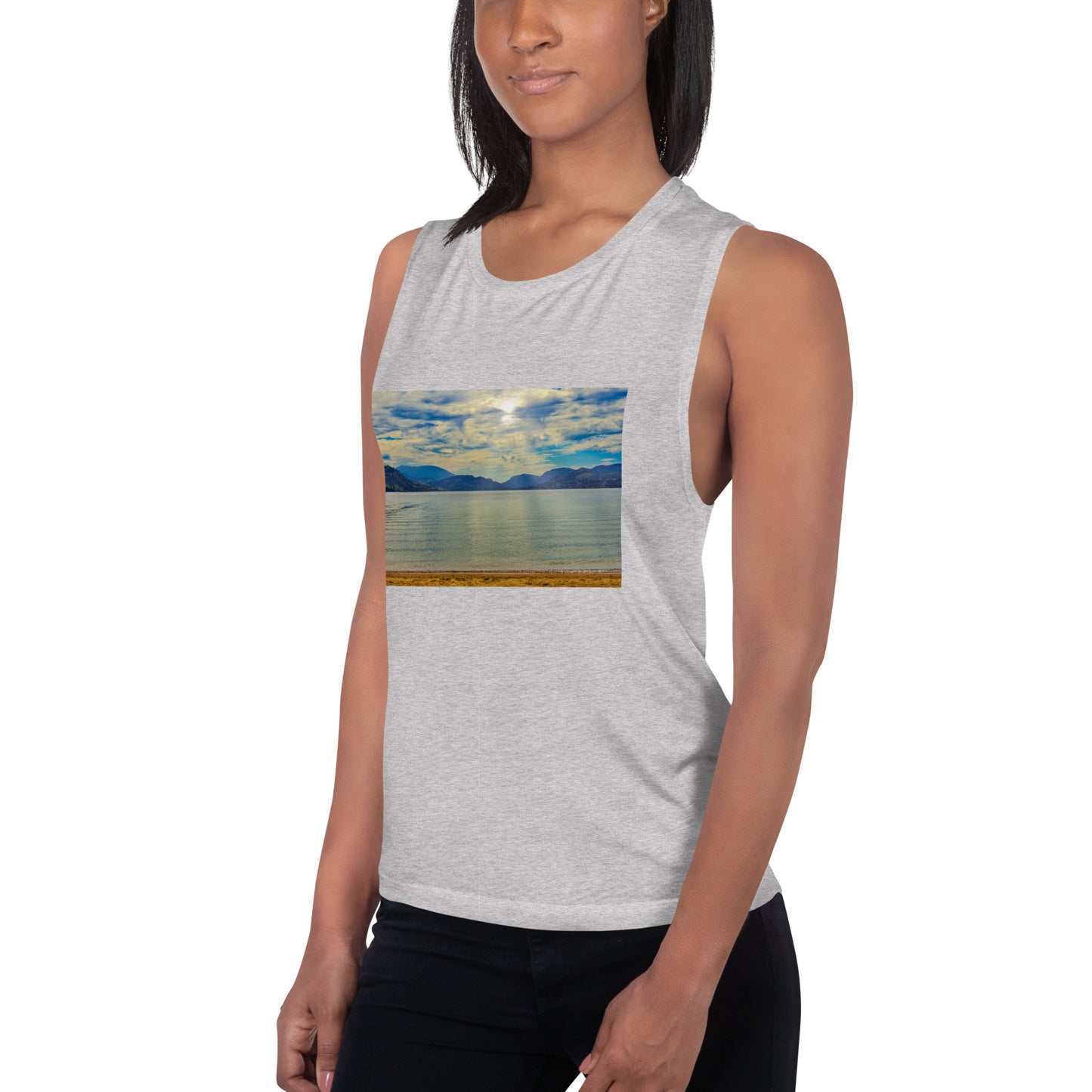 Ladies’ Muscle Tank - Penticton Skaha Lake
