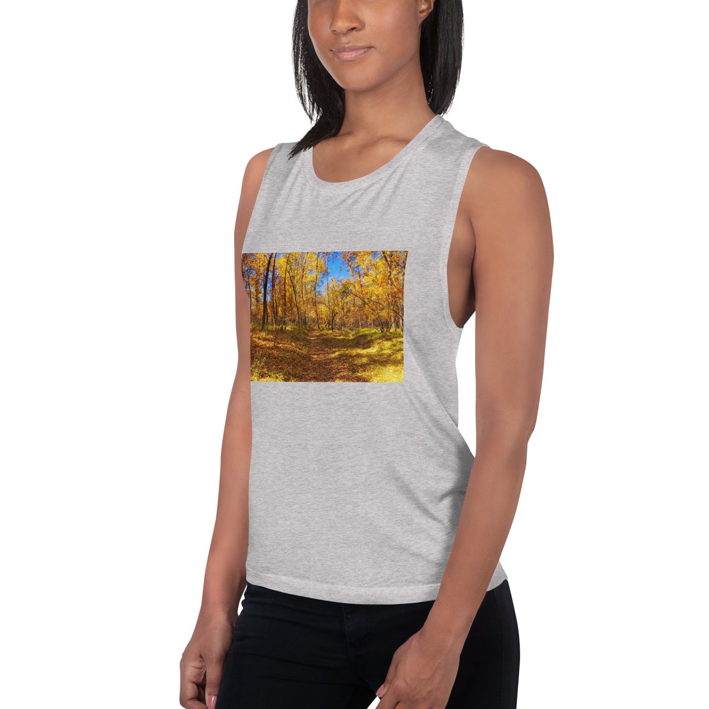 Ladies’ Muscle Tank - Carburn Park Fall Colours