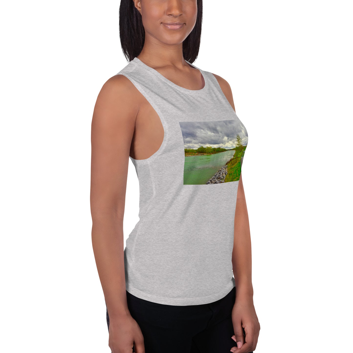 Ladies’ Muscle Tank - Calgary Bow River East Village