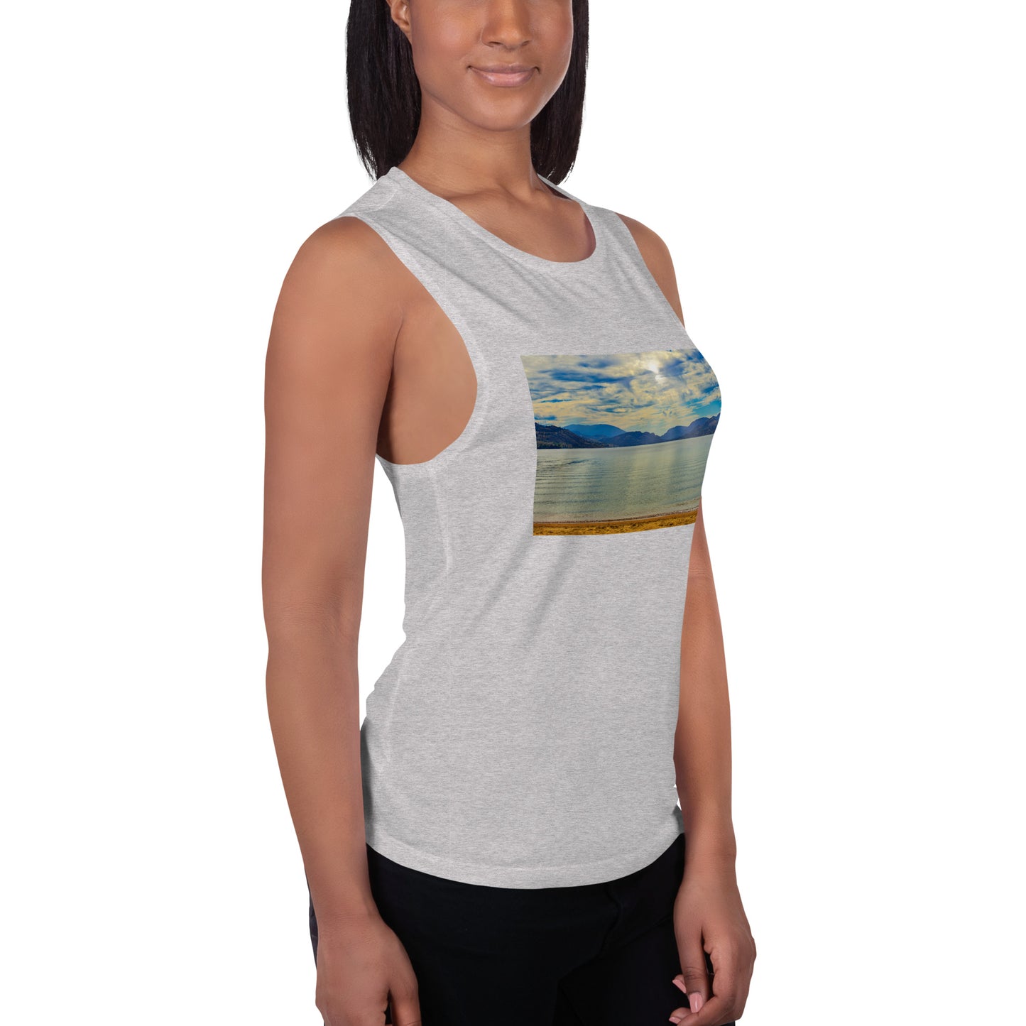 Ladies’ Muscle Tank - Penticton Skaha Lake