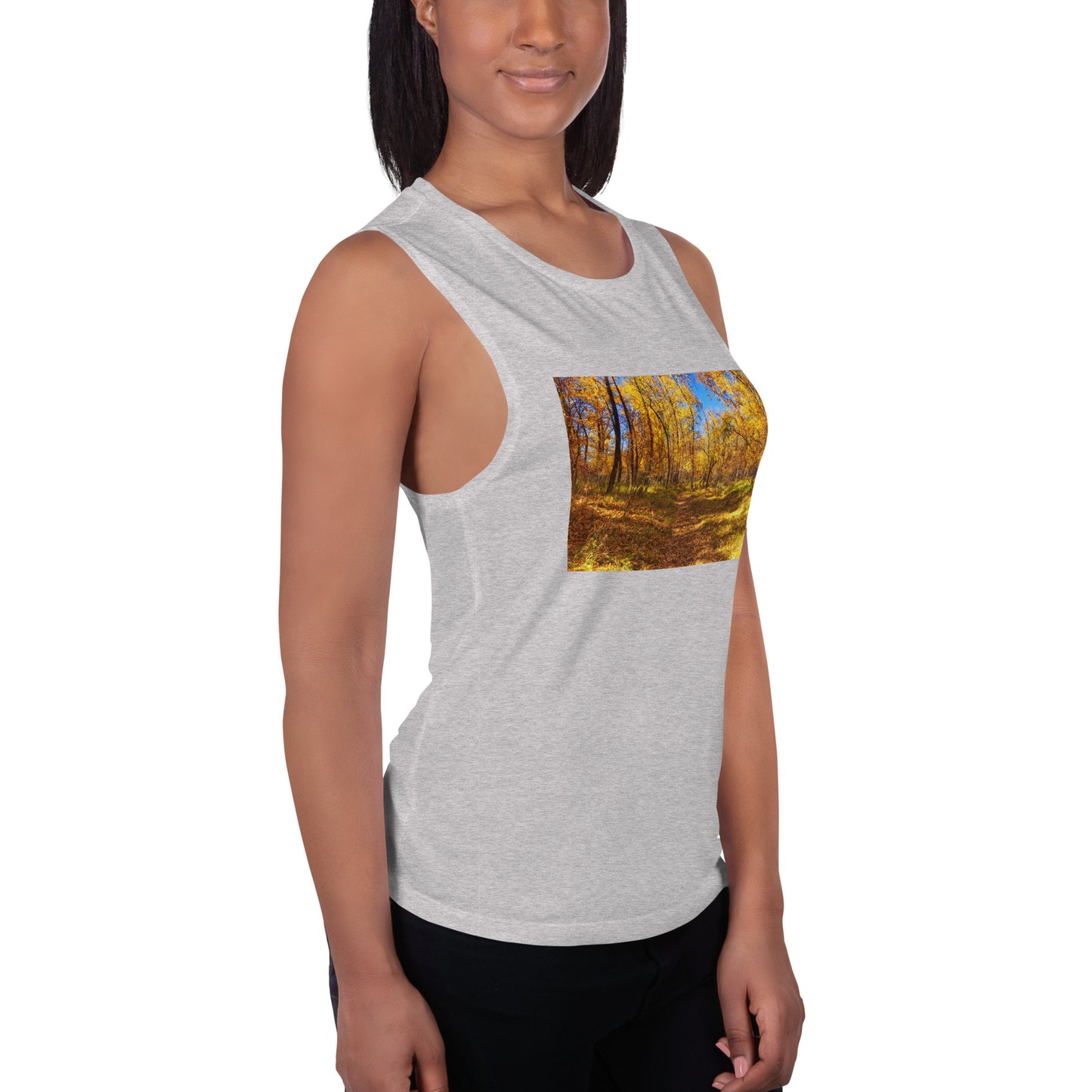 Ladies’ Muscle Tank - Carburn Park Fall Colours